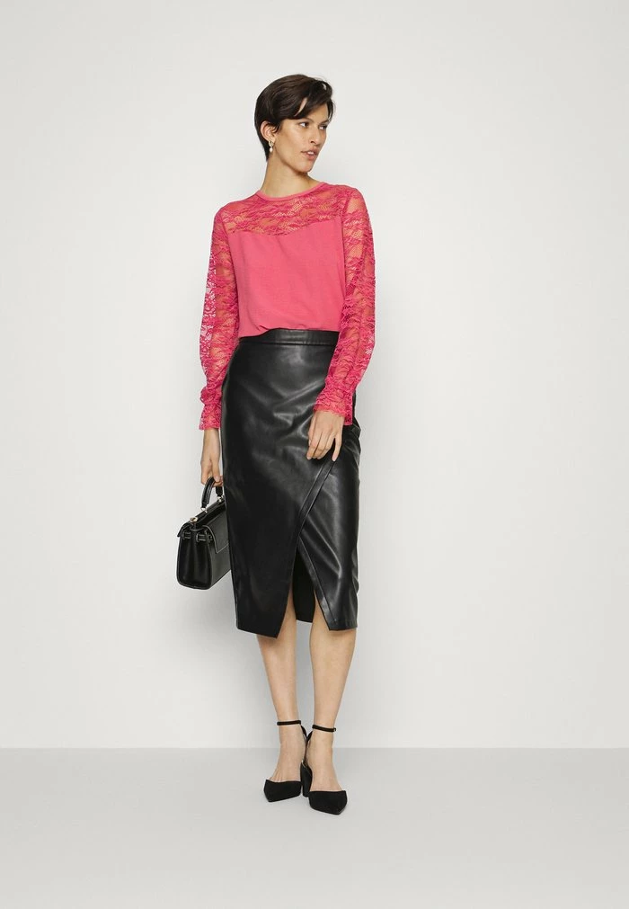 ONLY Tall ONLKARO V NECK MIX - Blouse - Mauvewood 4 ONLY Tall ONLKARO V NECK MIX - Blouse - Mauvewood - Image 2