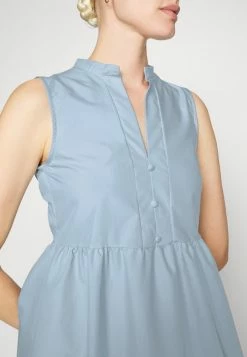 ONLY Tall ONLANNA BUTTON DRESS BELOW KNEE - Shirt Dress - Cashmere Blue -ONLY Tall Shop 6bac2ffe082149389e2d57f3e974ceaf