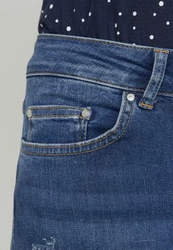 ONLY Tall ONLBLUSH MID - Jeans Skinny Fit - Dark Blue Denim -ONLY Tall Shop 6c2189467c5c47d9ba180b0b2b3c980d