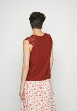 ONLY Tall ONLSILJA LIFE TOP - Blouse - Rosted Russet -ONLY Tall Shop 6d591d1bdcad497c950cf554d28c9976