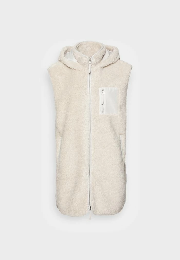 ONLY Tall ONLSASCHA WAISTCOAT - Waistcoat - Pumice Stone 3 ONLY Tall ONLSASCHA WAISTCOAT - Waistcoat - Pumice Stone