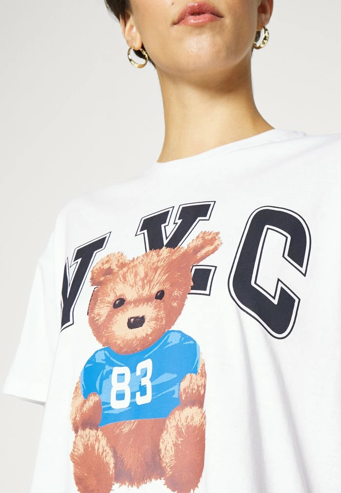 ONLY Tall ONLBEAR OVERSIZE - Print T-shirt - Bright White 7 ONLY Tall ONLBEAR OVERSIZE - Print T-shirt - Bright White - Image 5