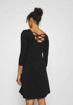 ONLY Tall ONLLIVE LOVE LACE UP SKATER DRESS - Jersey Dress - Black 10 ONLY Tall ONLLIVE LOVE LACE UP SKATER DRESS - Jersey Dress - Black -ONLY Tall Shop 6ec15d1914874f73aaaa3e1fa468b225