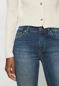 ONLY Tall ONLBLUSH LIFE MID - Jeans Skinny Fit - Dark Blue Denim -ONLY Tall Shop 6ed5fb7407f740cf8a95cfbccb1cbb4e