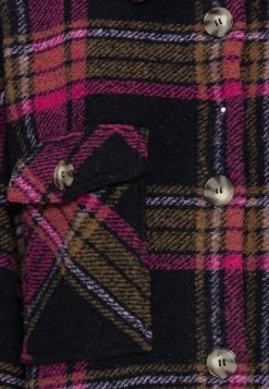 ONLY Tall ONLANDREA LONG SHACKET - Classic Coat - Very Berry/moonless Night -ONLY Tall Shop 6fb62496588842f39e3fabb47f4ed01c