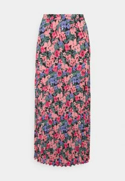 ONLY Tall ONLALMA LIFE POLY PLISSE - Maxi Skirt - Black Preppy Garden