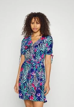 ONLY Tall ONLLINA V-NECK DRESS - Day Dress - Patriot Blue