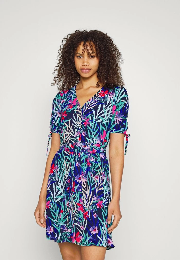 ONLY Tall ONLLINA V-NECK DRESS - Day Dress - Patriot Blue 3 ONLY Tall ONLLINA V-NECK DRESS - Day Dress - Patriot Blue