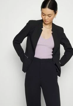 ONLY Tall ONLMADDY KOMA SHORT ZIP - Blazer - Black -ONLY Tall Shop 74d8050797d34ea6917329754aa9408a