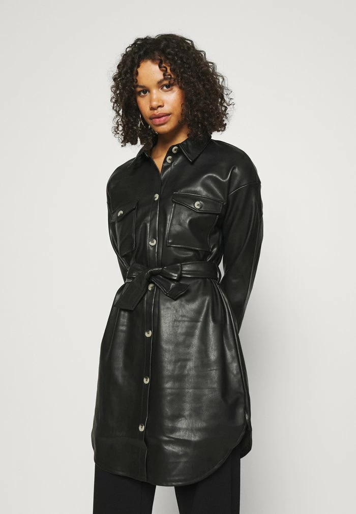 ONLY Tall ONLSHEILA SHACKET - Short Coat - Black 3 ONLY Tall ONLSHEILA SHACKET - Short Coat - Black