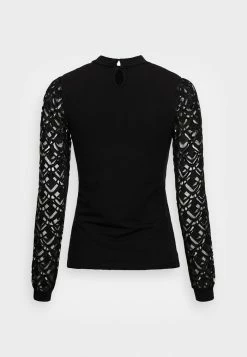 ONLY Tall ONLMILLE LILOL MIX - Long Sleeved Top - Black -ONLY Tall Shop 756fab45c4744968bba0a26e4484faf4