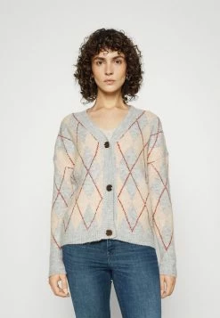 ONLY Tall ONLKINE CARDIGAN - Cardigan - Light Grey Melange