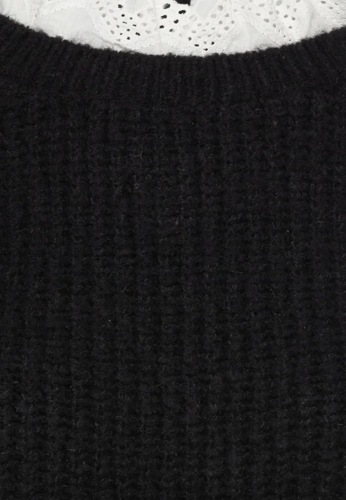 ONLY Tall ONLCILA MIX HIGHNECK - Jumper - Black 5 ONLY Tall ONLCILA MIX HIGHNECK - Jumper - Black - Image 3