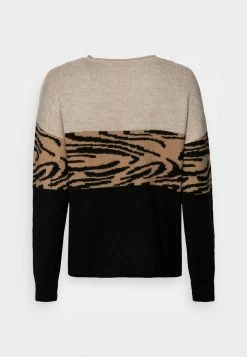 ONLY Tall ONLJADE ANIMAL - Jumper - Pumice Stone/tobacco Brown/black 6 ONLY Tall ONLJADE ANIMAL - Jumper - Pumice Stone/tobacco Brown/black -ONLY Tall Shop 79e8a9c19d83437aa74b80e86d09b0dc