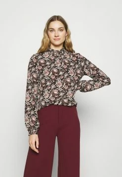 ONLY Tall ONLNOVA SMOCK - Blouse - Black Ethnic Blossom