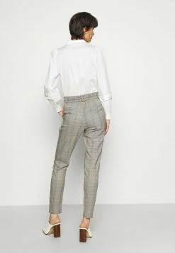 ONLY Tall ONLPOPTRASH EASY THINK CHECK - Trousers - Blackdark Grey/cloud Dancer -ONLY Tall Shop 7ad72f69d6d84055afd30d731839104b