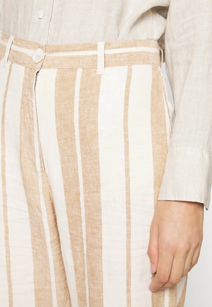 ONLY Tall ONLOHIO PALAZZO PANT - Trousers - Moonbeam/tobacco Brown 7 ONLY Tall ONLOHIO PALAZZO PANT - Trousers - Moonbeam/tobacco Brown - Image 5