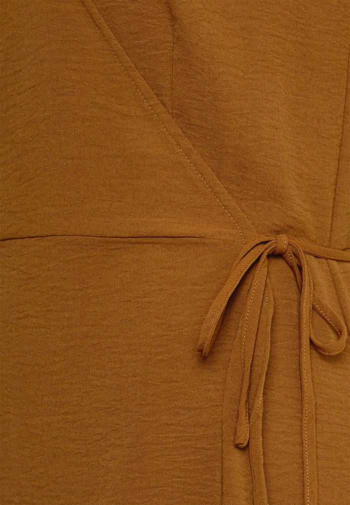 ONLY Tall ONLMETTE WRAP MIDI DRESS - Day Dress - Toffee 5 ONLY Tall ONLMETTE WRAP MIDI DRESS - Day Dress - Toffee - Image 3