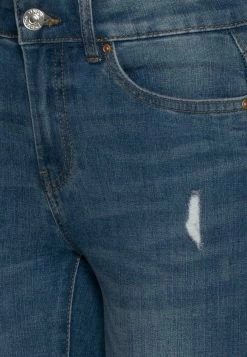 ONLY Tall ONLHUSH MID WAIST - Flared Jeans - Medium Blue Denim -ONLY Tall Shop 7e92f2a1a20a4be79910905ac1845dc8