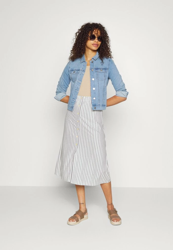 ONLY Tall ONLJOLLA SKIRT - A-line Skirt - Night Sky/cloud Dancer 4 ONLY Tall ONLJOLLA SKIRT - A-line Skirt - Night Sky/cloud Dancer - Image 2