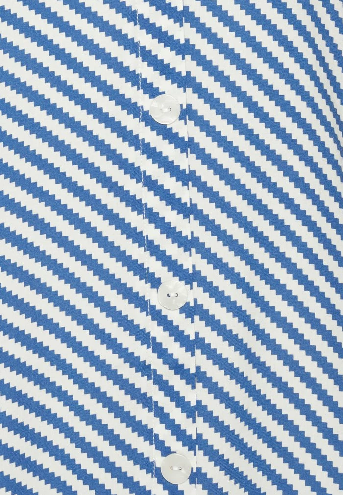 ONLY Tall ONLNOVA LIFE BUTTON SINGLET - Top - Eggnog Bias/blue 5 ONLY Tall ONLNOVA LIFE BUTTON SINGLET - Top - Eggnog Bias/blue - Image 3