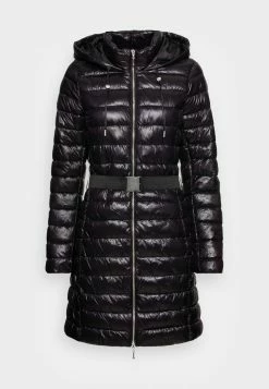 ONLY Tall ONLSCARLETT QUILTED BELTED COAT - Winter Coat - Black