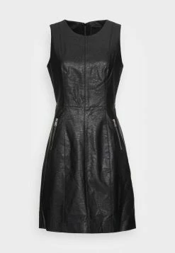 ONLY Tall ONLMIA BIKER DRESS - Day Dress - Black