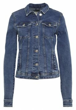 ONLY Tall ONLTIA JACKET - Denim Jacket - Medium Blue Denim -ONLY Tall Shop 81c6b0b45aec4fceae5df775517860a5