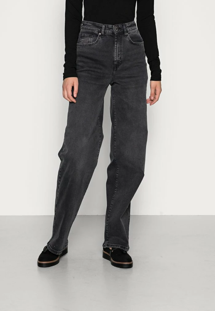 ONLY Tall ONLHOPEEX HIGH WIDE LEG - Relaxed Fit Jeans - Black Denim 3 ONLY Tall ONLHOPEEX HIGH WIDE LEG - Relaxed Fit Jeans - Black Denim