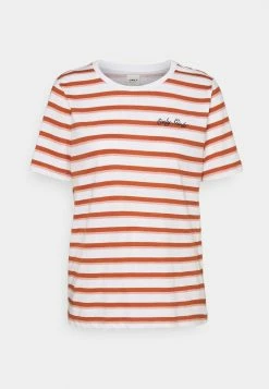 ONLY Tall ONLINC LIFE O-NECK STRIPE TEE - Print T-shirt - White/rosette/bombay Brown 10 ONLY Tall ONLINC LIFE O-NECK STRIPE TEE - Print T-shirt - White/rosette/bombay Brown -ONLY Tall Shop 838cc7e74b5043de888fe8a205a50b47