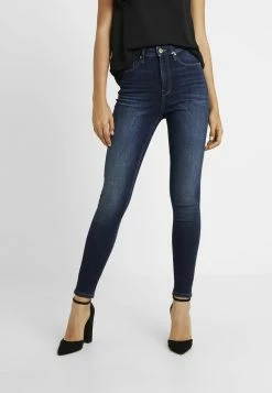 ONLY Tall ONLGOSH HIGHWAIST - Jeans Skinny Fit - Dark Blue Denim