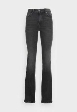 ONLY Tall ONLMILA LIFE FLARED - Flared Jeans - Black Denim -ONLY Tall Shop 84f7814d5f97469ca4334037a6782675