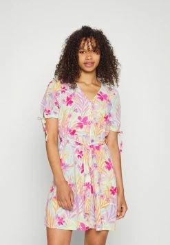 ONLY Tall ONLLINA V-NECK DRESS - Day Dress - Pastel Turquoise