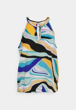 ONLY Tall ONLNOVA LUX KEYHOLE - Top - Blue -ONLY Tall Shop 8766c372fc08482a9f84a5c99c731ed3