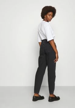 ONLY Tall ONLCUBA LIFE HW SLOUCHY DOT - Straight Leg Jeans - Black Denim -ONLY Tall Shop 899be649da4f40a3a7c7b0e8aea69356