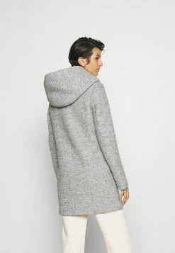 ONLY Tall ONLSEDONA COAT - Short Coat - Mottled Grey -ONLY Tall Shop 8a30b29b767843adbd3f03dd18a2b0b3