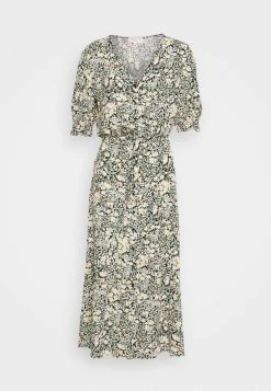 ONLY Tall ONLFREDERIKKE V NECK BELT DRESS - Day Dress - Cloud Dancer/yellow -ONLY Tall Shop 8a95c6e1817047839656eda287801a4b