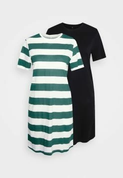 ONLY Tall ONLMAY LIFE JUNE DRESS 2 PACK - Jersey Dress - June Bug/black Solid
