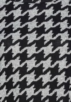 ONLY Tall ONLELCOS - Jumper - Light Grey Melange/black Houndtooth -ONLY Tall Shop 8c2ec67956304b2f89d1e7bc115e4517