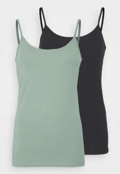 ONLY Tall ONLLOVE SINGLET 2 PACK - Top - Black/laurel Wreath -ONLY Tall Shop 8c9594227899401ab0d7a6a7ff0cb3b9