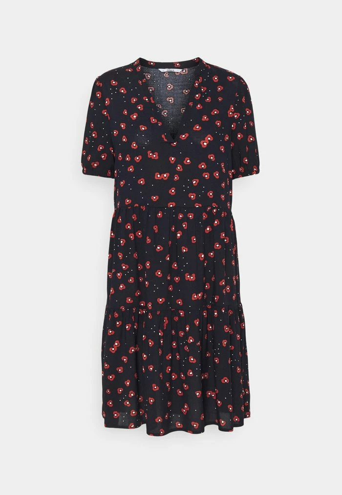 ONLY Tall ONLNOVA LIFE THEA DRESS - Day Dress - Night Skylola Floral 3 ONLY Tall ONLNOVA LIFE THEA DRESS - Day Dress - Night Skylola Floral