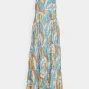 ONLY Tall ONLELLA ATHENA STRAP CALF DRESS - Day Dress - Cloud Dancer /multi Color