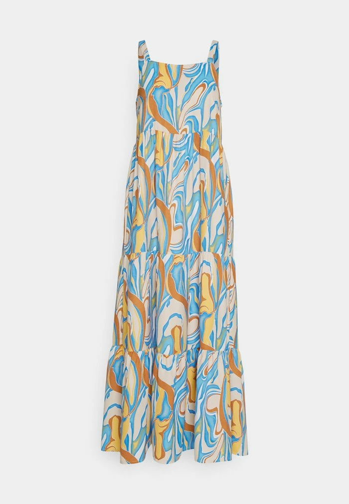 ONLY Tall ONLELLA ATHENA STRAP CALF DRESS - Day Dress - Cloud Dancer /multi Color 3 ONLY Tall ONLELLA ATHENA STRAP CALF DRESS - Day Dress - Cloud Dancer /multi Color