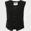ONLY Tall ONLASTRID LIFE SHORT - Waistcoat - Black -ONLY Tall Shop 916a5bf78c214af5b800d41efc3e701a