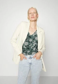 ONLY Tall ONLNOVA LUX LARA - Blouse - Balsam Green/white -ONLY Tall Shop 939a010d389747ba83cfe356534e8d9a