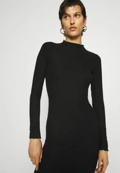 ONLY Tall ONLEMMA HIGH NECK KNEE DRESS - Jumper Dress - Black -ONLY Tall Shop 9473ab18f7724119853ae4ece67f7836