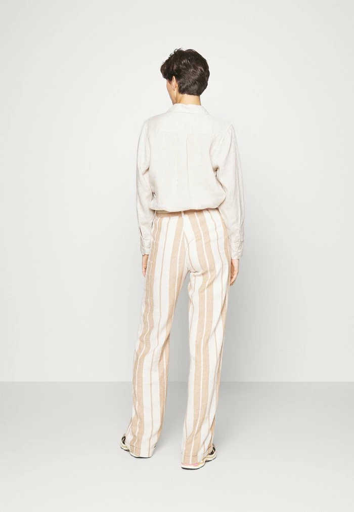 ONLY Tall ONLOHIO PALAZZO PANT - Trousers - Moonbeam/tobacco Brown 5 ONLY Tall ONLOHIO PALAZZO PANT - Trousers - Moonbeam/tobacco Brown - Image 3