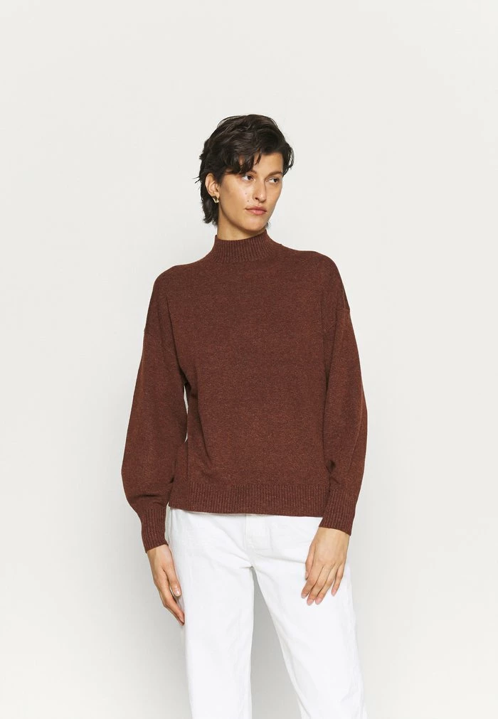 ONLY Tall ONLCARI LIFE HIGHNECK - Jumper - Roasted Russet 3 ONLY Tall ONLCARI LIFE HIGHNECK - Jumper - Roasted Russet