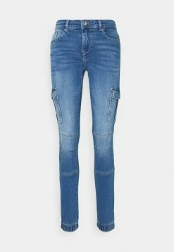 ONLY Tall ONLMISSOURI LIFE - Cargo Trousers - Medium Blue Denim -ONLY Tall Shop 96a788f66dfe402b9bee55989f617ed3