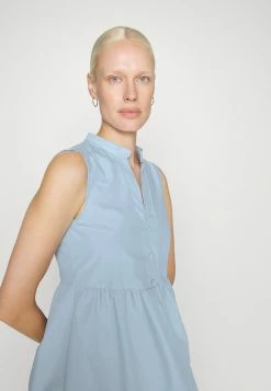 ONLY Tall ONLANNA BUTTON DRESS BELOW KNEE - Shirt Dress - Cashmere Blue -ONLY Tall Shop 98296f3a2f844334b4570a0024bc5161